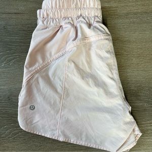 Light pink Lululemon shorts